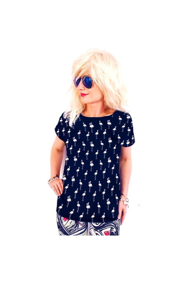 Bluza Flamingos B003 culoare albastru