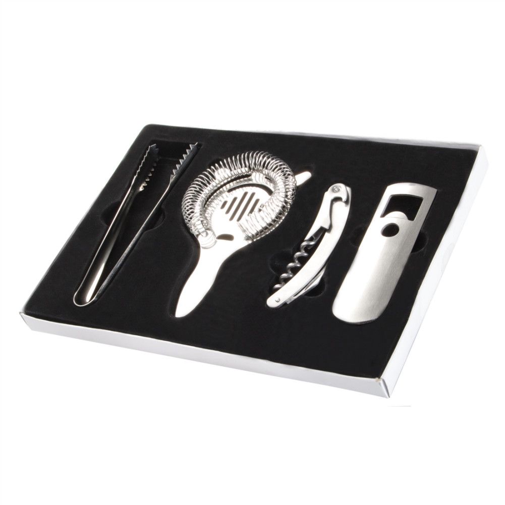 Set 4 piese pentru bar, inox