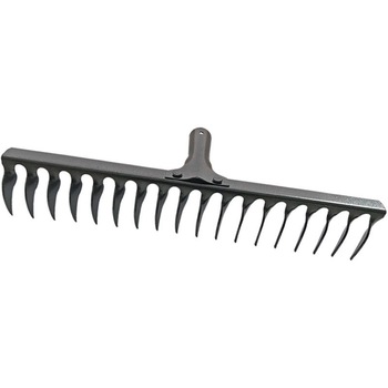 Grebla din otel vopsit negru cu 18 dinti rasuciti , latime 425 mm Grebla din otel vopsit negru cu 18 dinti rasuciti , latime 425 mm