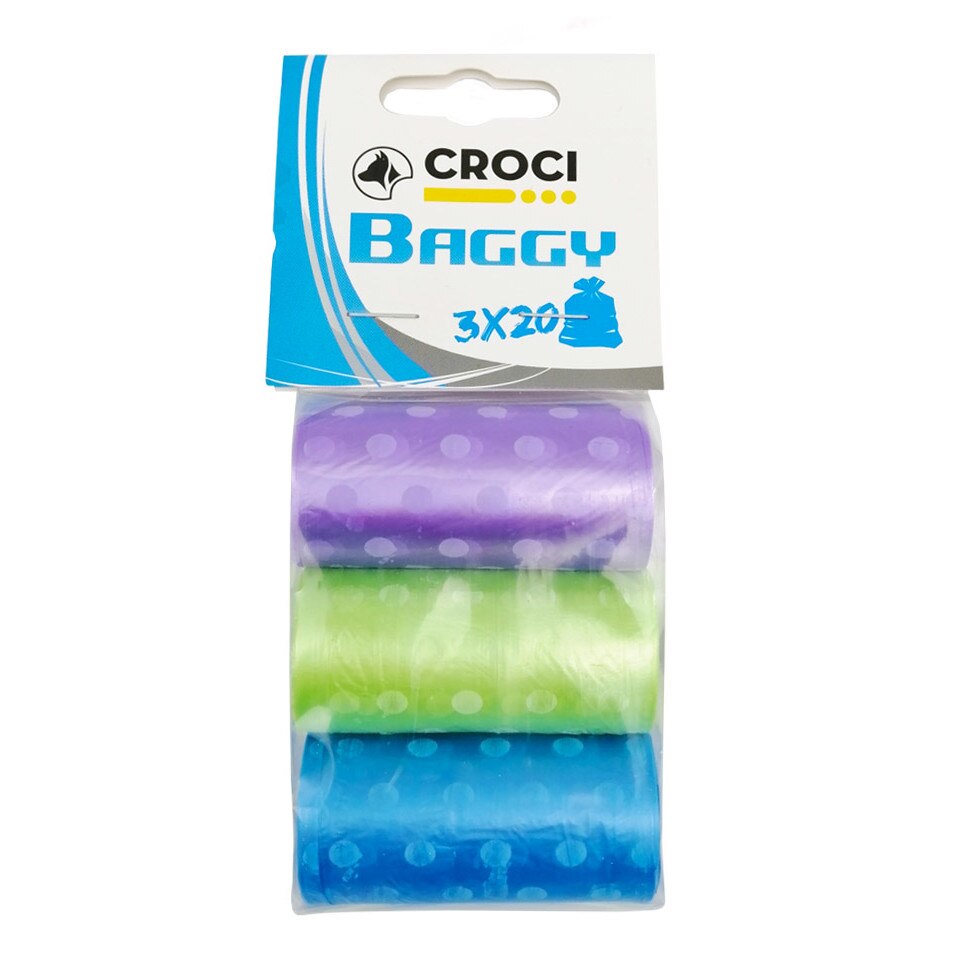 Set pungi pentru excremente, Croci, 3x20 bucati, c9020311
