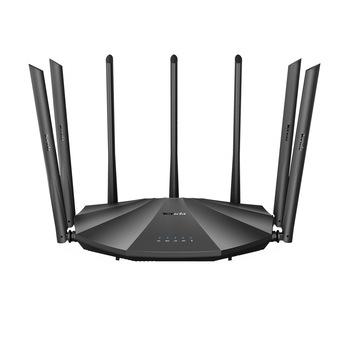 Router wireless Tenda AC23, AC2100, Gigabit, dual-band, 7 antene, firewall, MU-MIMO, Wave 2, dual core, IPv6, VPN Router wireless Tenda AC23, AC2100, Gigabit, dual-band, 7 antene, firewall, MU-MIMO, Wave 2, dual core, IPv6, VPN