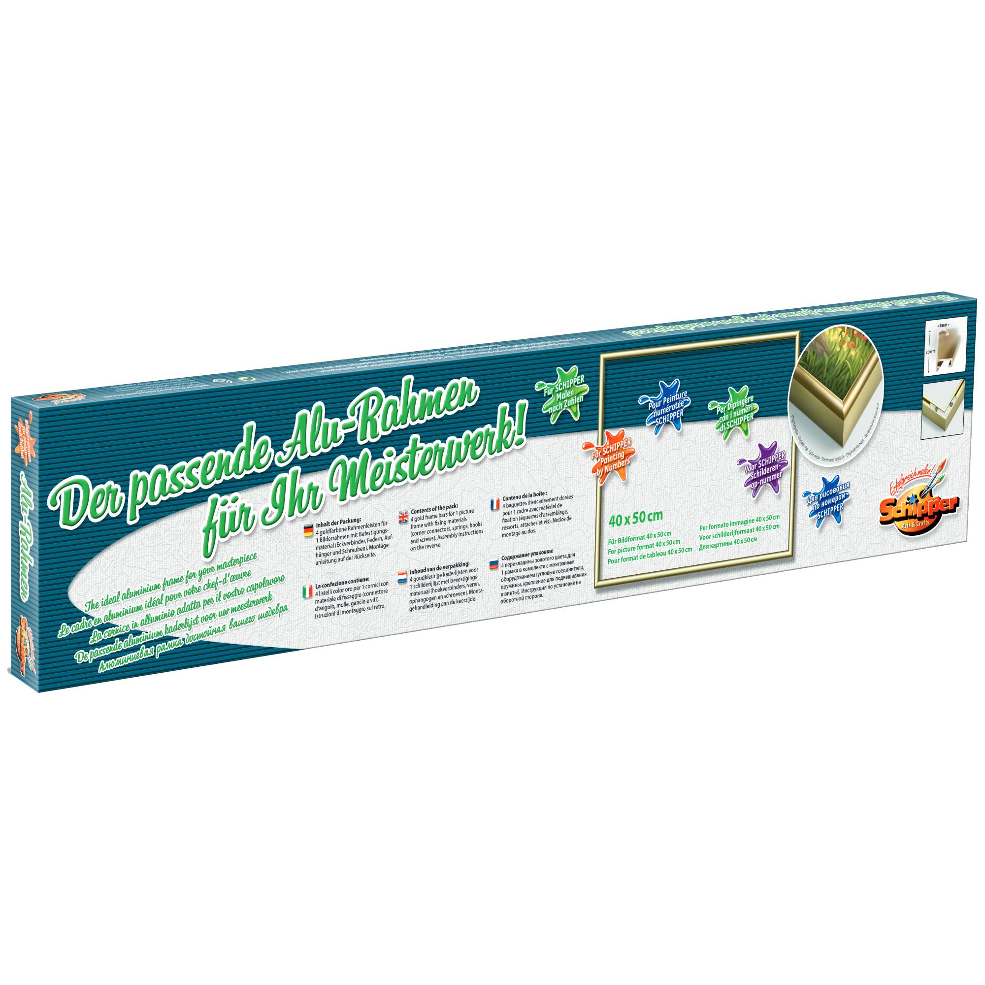 Rama aluminiu Schipper - Shiny Gold, 40 x 50 cm