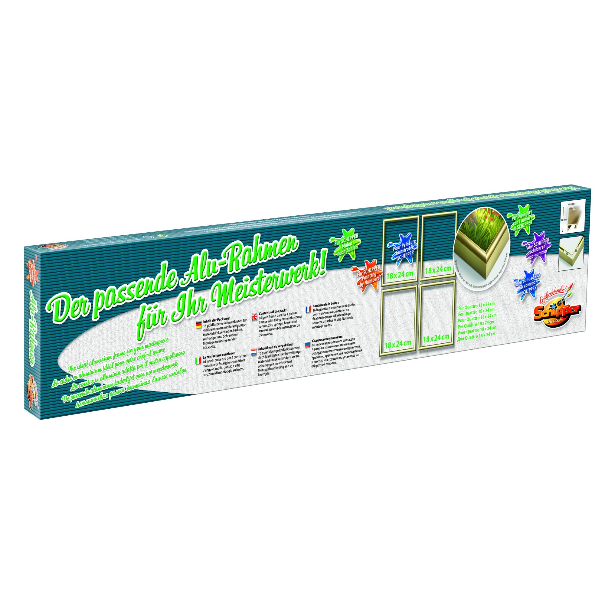 Rama aluminiu Schipper - Shiny Gold, 18 x 24 cm