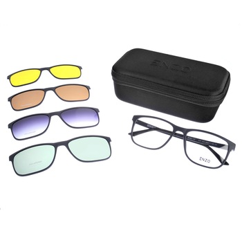 Rama ochelari cu 4 clip-on Ultem EZP002 C3 BLUE Rama ochelari cu 4 clip-on Ultem EZP002 C3 BLUE