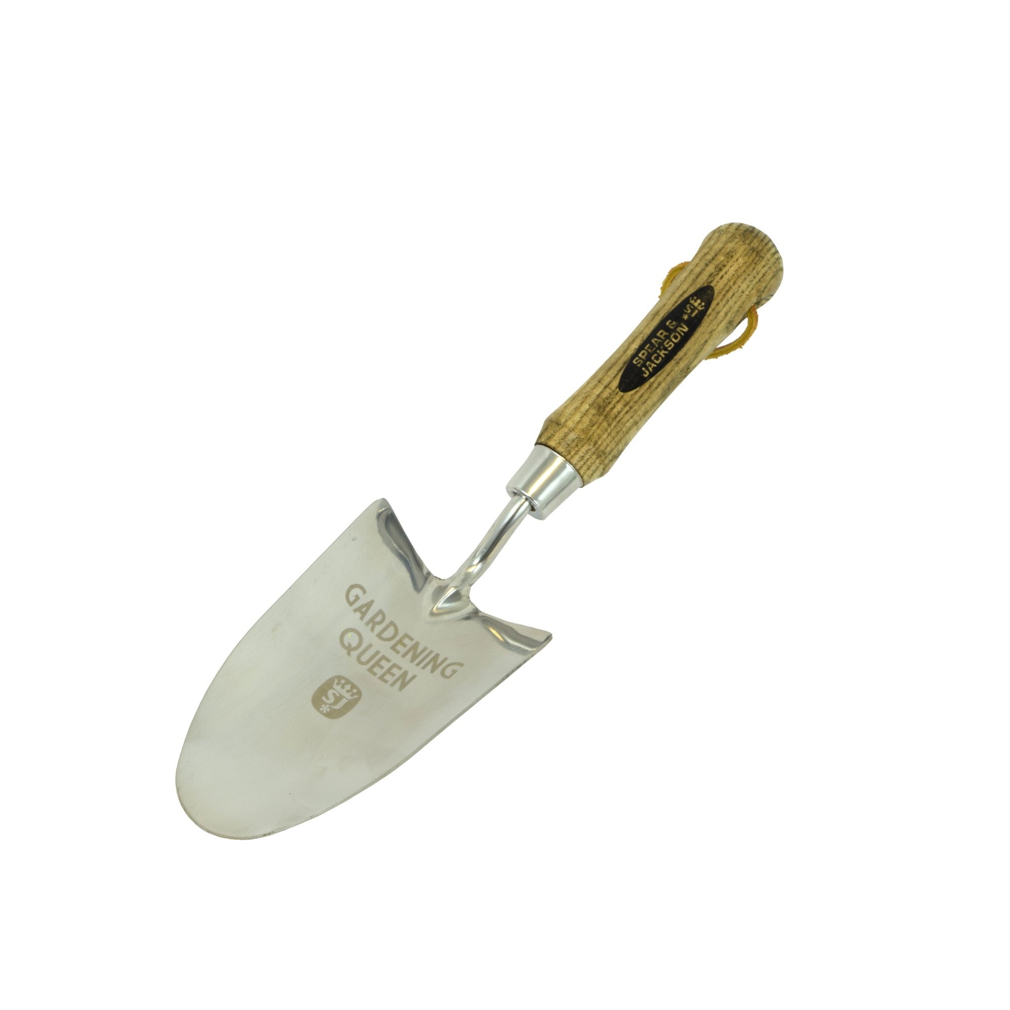 Plantator cu lama inox, maner lemn, gravat Gardening Queen, Spear & Jackson