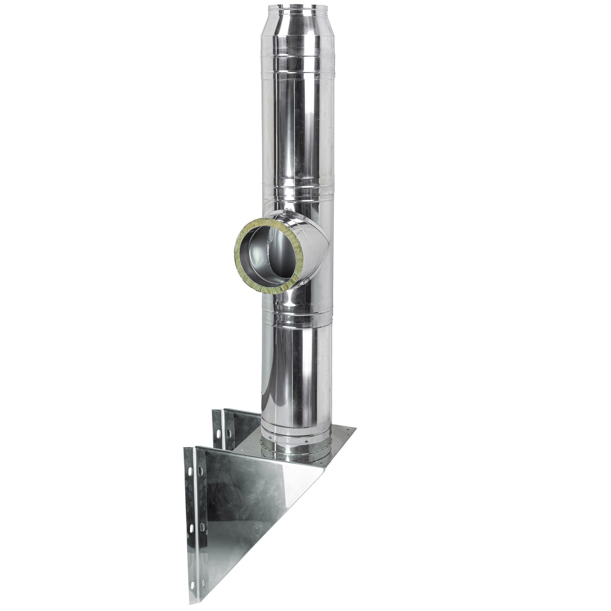 Sistem cos de fum profesional inox - KaminINOX Primo 8m 200mm 90G / pornire consola - pachet complet