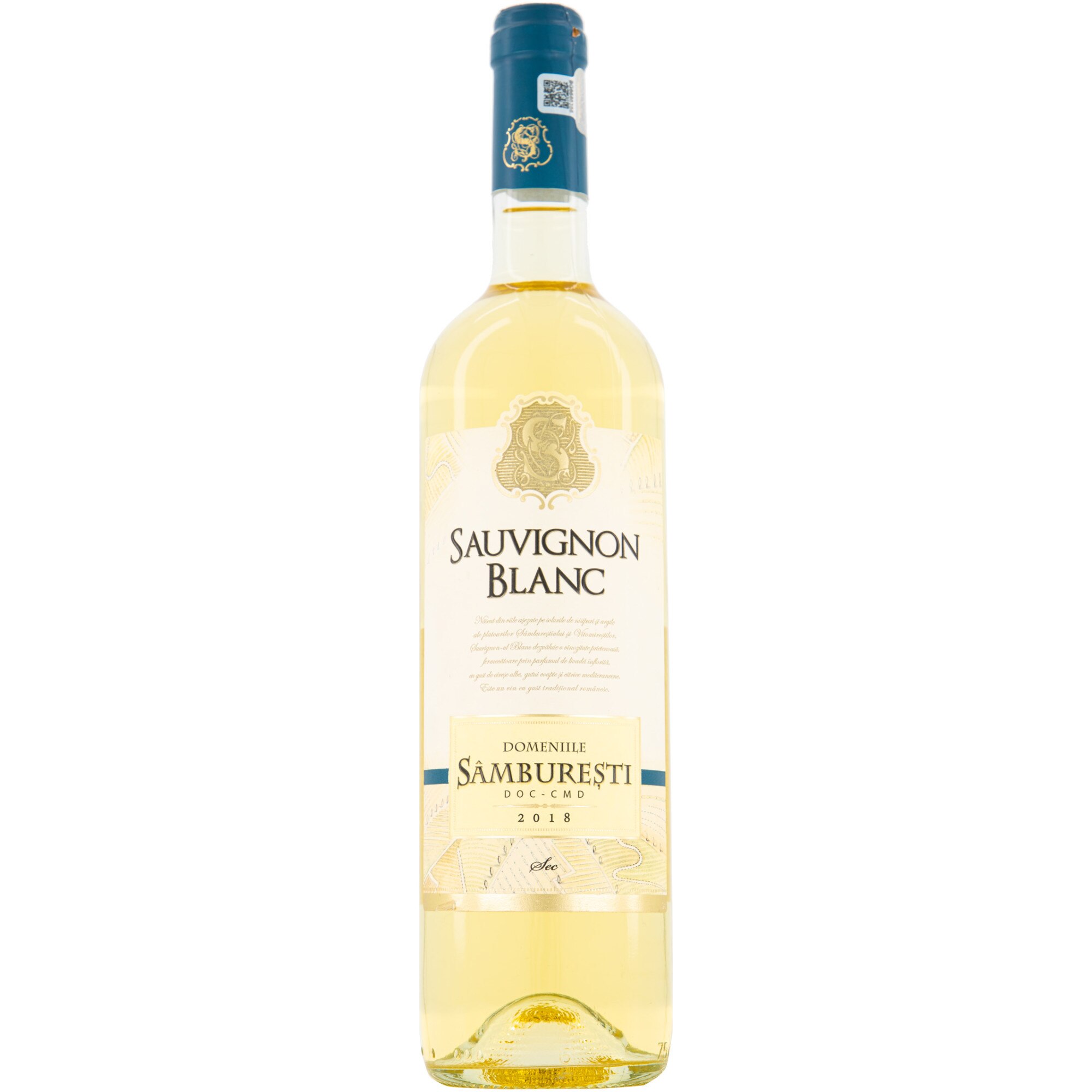 Vin Alb Domeniile Samburesti Sauvignon Blanc Sec, 0.75l