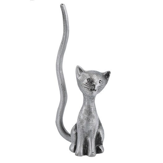 Figurina, pisica, sezand