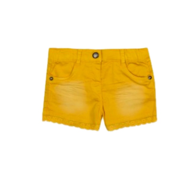 Pantaloni scurti galben mustar, Boboli, galben mustar