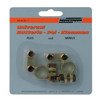 Set borne baterie auto Mannesmann M072-T, 2 bucati Set borne baterie auto Mannesmann M072-T, 2 bucati