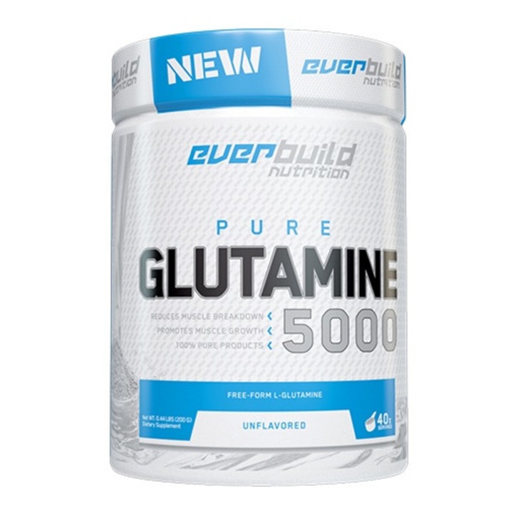 EVERBUILD Glutamin Étrendkiegészítő 5000, 200 g