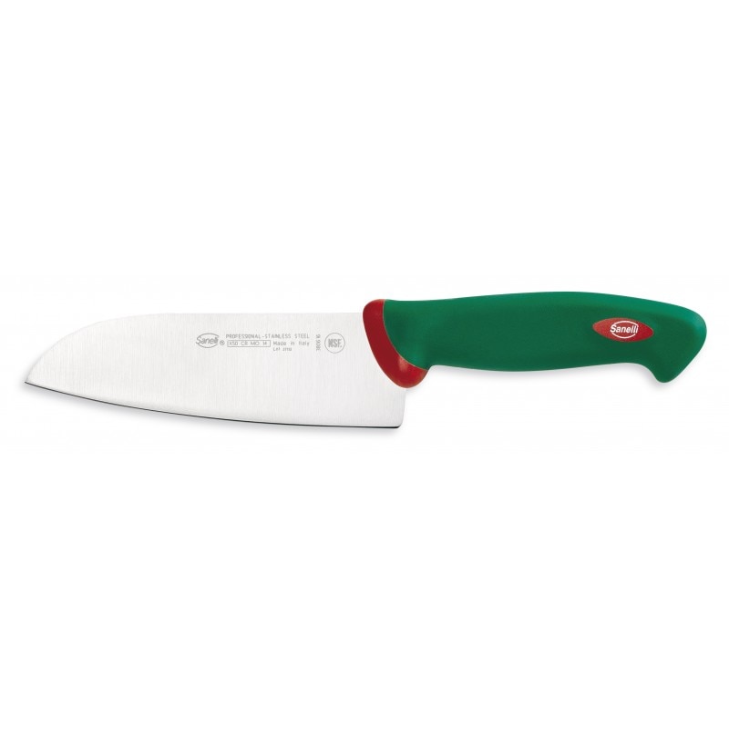 Cutit linia orientala model Santoku, maner ergonomic antiderapant, linia Premana, 16 cm