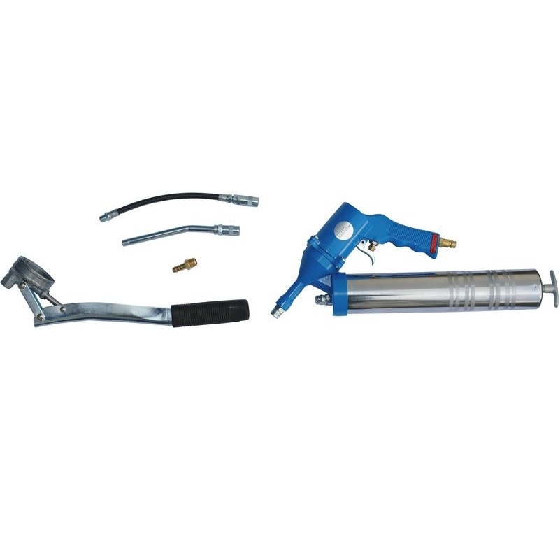 Set pompa de gresat manuala sau pneumatica Guede GUDE40053, 5 piese