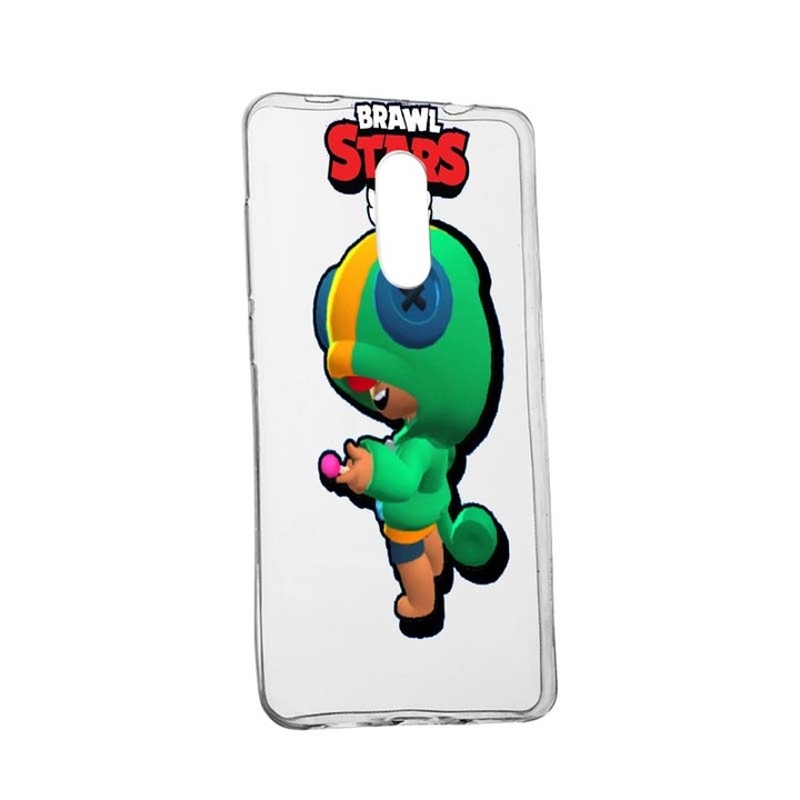 Калъф Brawl Stars Leon за Xiaomi Redmi 8A Устойчив на износване против хлъзгане Премиум силикон 648