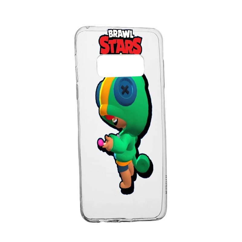 Husa Brawl Stars Leon, pentru Samsung Galaxy Note 8, rezistenta la uzura, anti-alunecare, din silicon Premium, 648