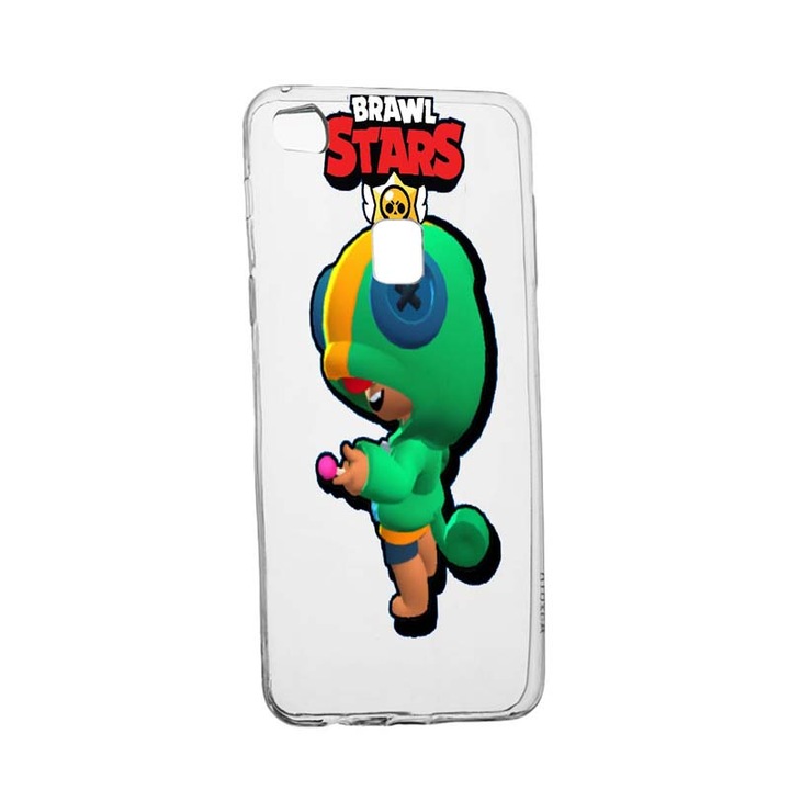 Brawl Stars Leon Huawei P10 Lite Устойчив на износване противоплъзгащ премиум силиконов калъф 648