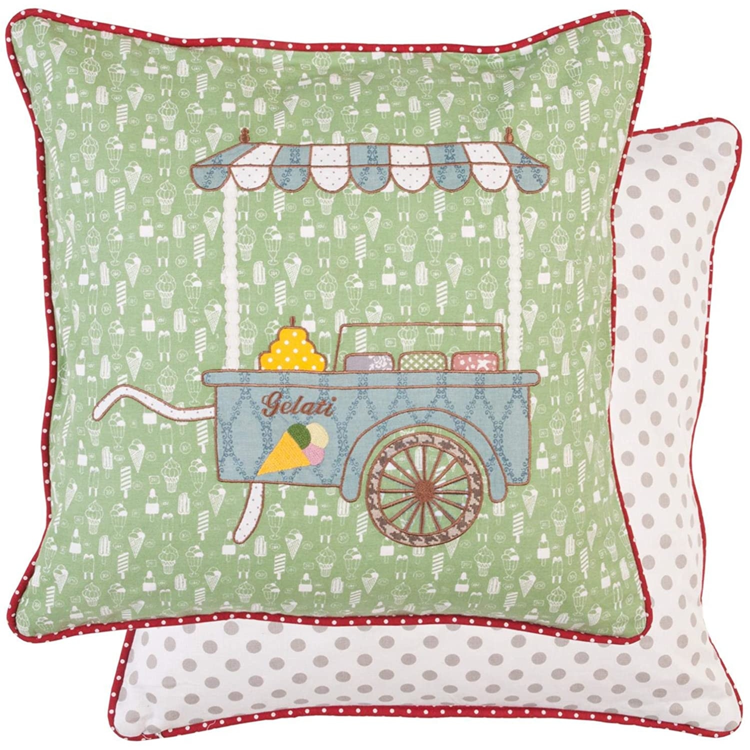 Perna decorativa cu broderie 