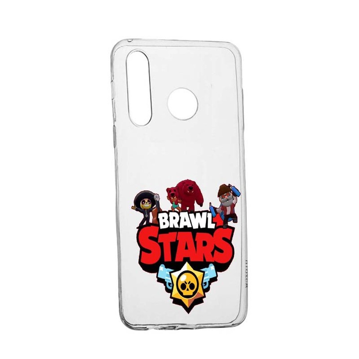 Husa Brawl Stars, pentru Samsung Galaxy A40, rezistenta la uzura, anti-alunecare, din silicon Premium, 651