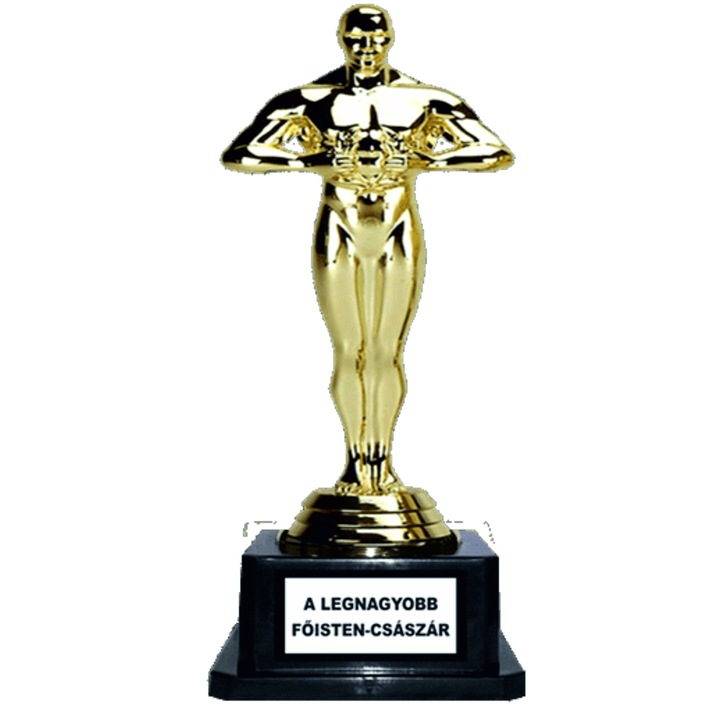 Cadou personalizat, Joke Market, Statuie Oscar a Inaltului Dumnezeu Imparat