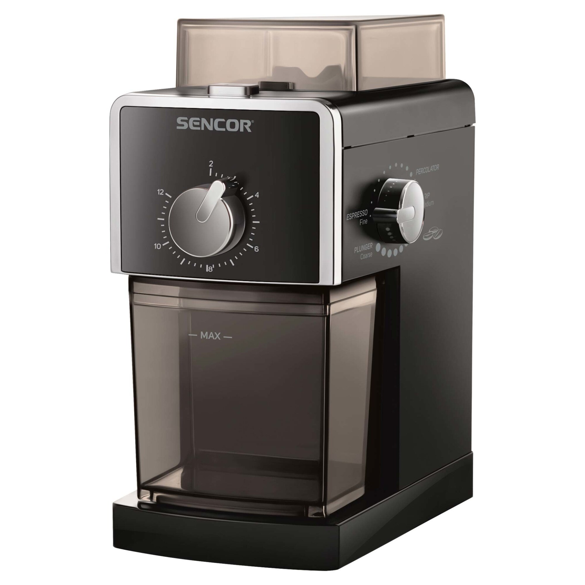 Rasnita de cafea Sencor SCG 5050BK, 110 W, 180 g, Negru