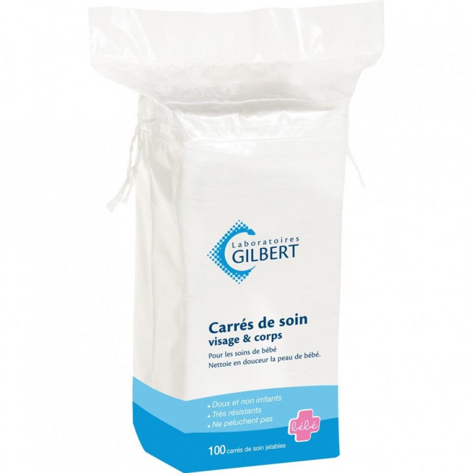 Servetele uscate pentru igiena bebelusului, Laboratoarele Gilbert, 100 buc