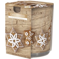 Lumanare parfumata in pahar imprimat - Turta Dulce