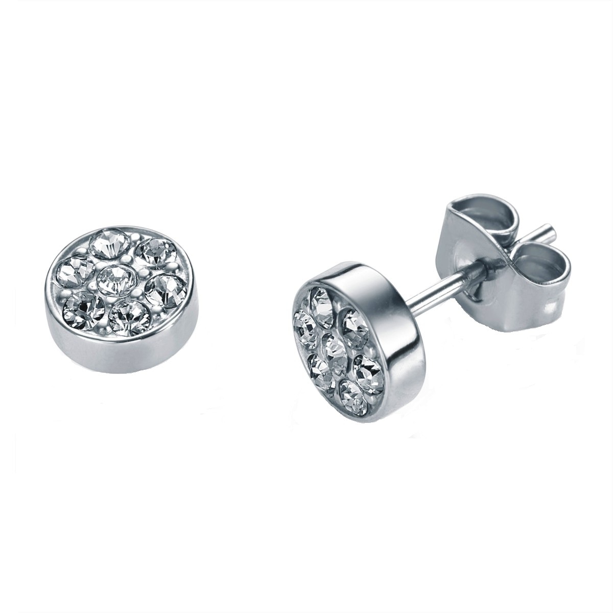 Cercei Viceroy 50000E19000, inox argintiu, cristale