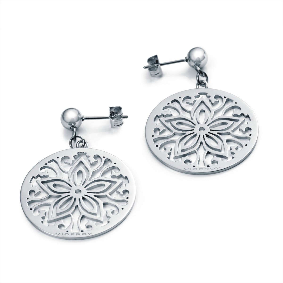 Cercei Viceroy 90028E11000, inox argintiu, colectie Happiness