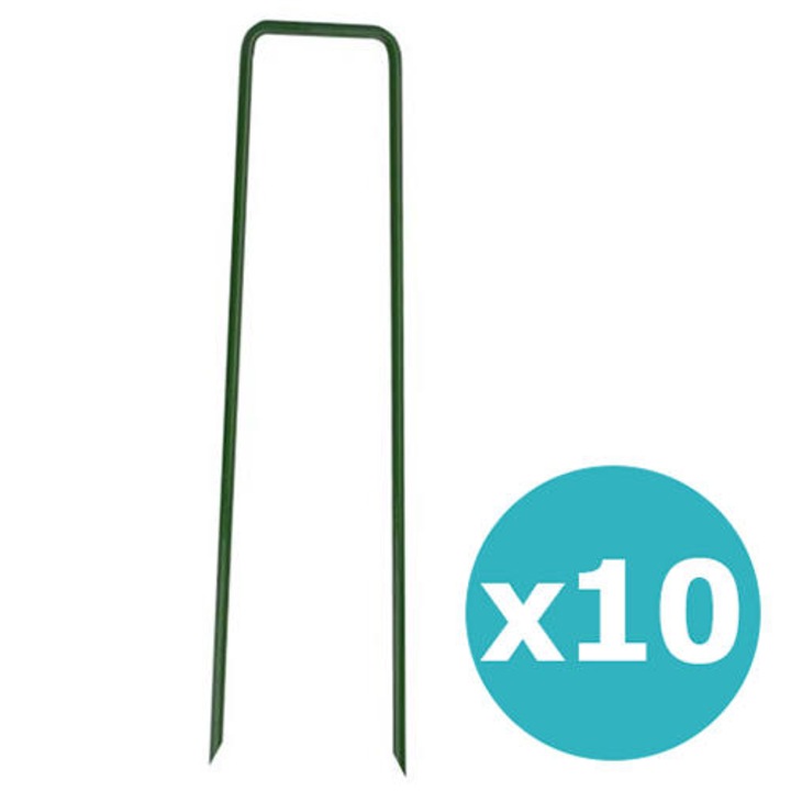 Cleme de fixare Fixsol gri (10 buc/set) 17 x 3.5 cm