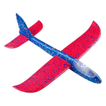Avion rosu albastru din spuma, pentru copii , se ridica pana la 15 m, are lumini, ATS + 3 ani Avion rosu albastru din spuma, pentru copii , se ridica pana la 15 m, are lumini, ATS + 3 ani
