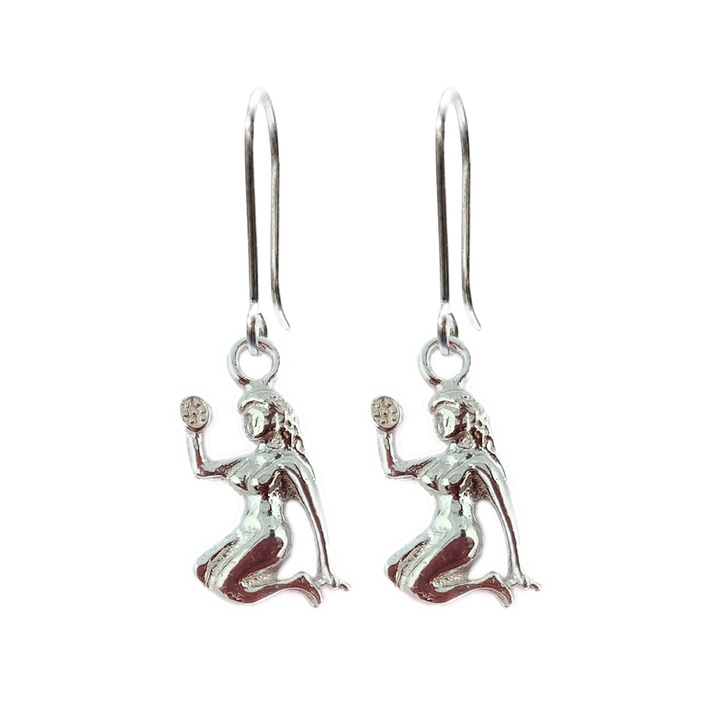 Ezüst fülbevaló ,Európai csillagjegy Szűz 9236250 Dras