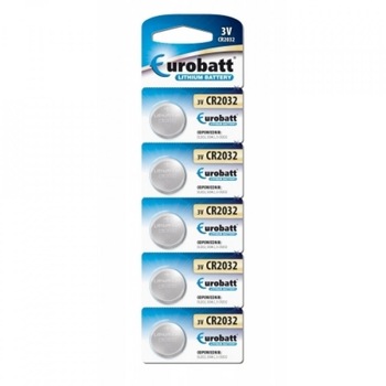 Set 5 buc, Baterii lithium 3v CR2032, Eurobatt, DL2032, 5004LC, E-CR2032 Set 5 buc, Baterii lithium 3v CR2032, Eurobatt, DL2032, 5004LC, E-CR2032