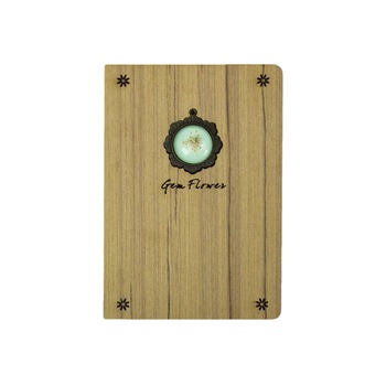 Agenda Lemn Gem Flowers, Model 4, 19 x 13 cm Agenda Lemn Gem Flowers, Model 4, 19 x 13 cm