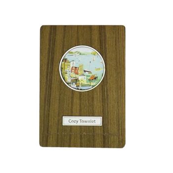 Agenda Lemn Cozy Townlet, Model 3, 18.5 x 13 cm Agenda Lemn Cozy Townlet, Model 3, 18.5 x 13 cm