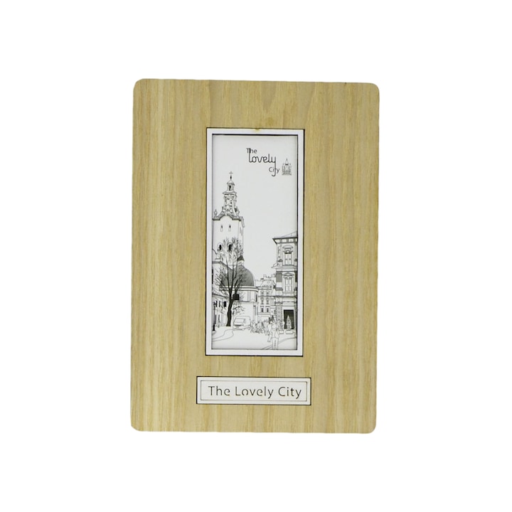 The Lovely City Wooden Agenda, 2. modell, 18,5 x 13 cm
