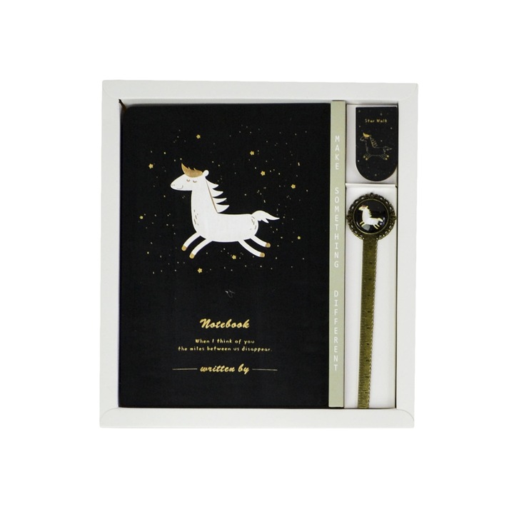Starry Animals Wooden Agenda, 1. modell, 18,5 x 13 cm