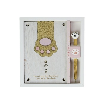 Agenda Lemn Lucky Paw, Model 1, 18.5 x 13 cm Agenda Lemn Lucky Paw, Model 1, 18.5 x 13 cm