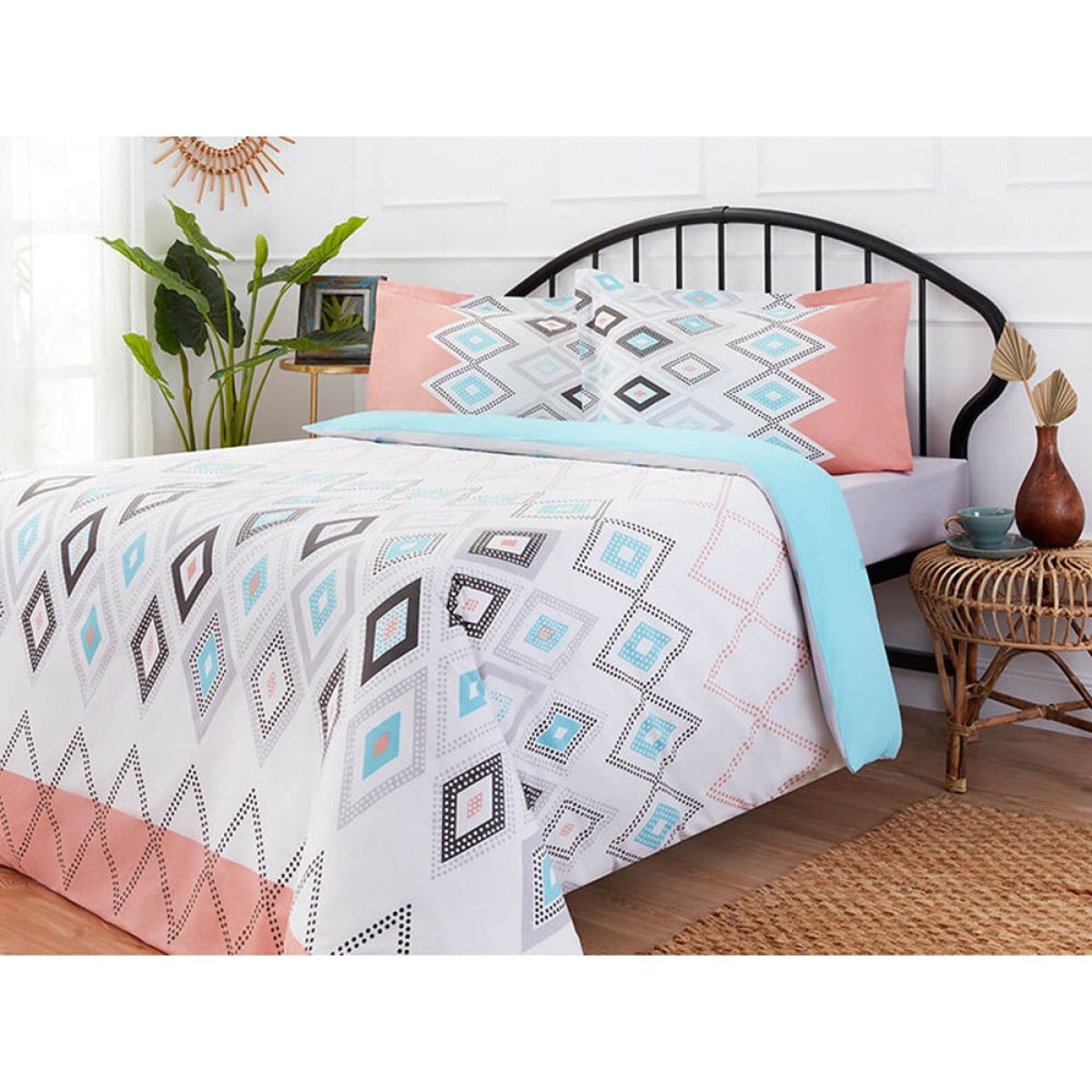 Lenjerie de pat din bumbac 100% Bettina 1 persoana