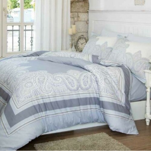 Lenjerie de pat Claver , 100%Bumbac, 6 piese, 2 persoane, 240X260 /70X70