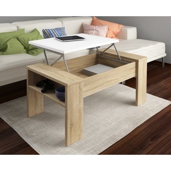 Masuta extensibila Sani Pull, 98/50/43-54, Stejar Sonoma/Alb Masuta extensibila Sani Pull, 98/50/43-54, Stejar Sonoma/Alb