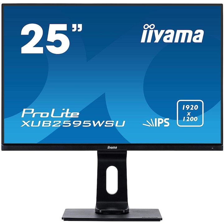 Iiyama ProLite XUB2595WSU-B1 25'', IPS, HDMI/DP fekete monitor