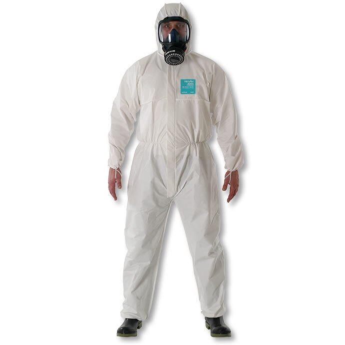 Combinezon Ansell Alphatec 2000 Standard, protectie biologica EN 14126, XL