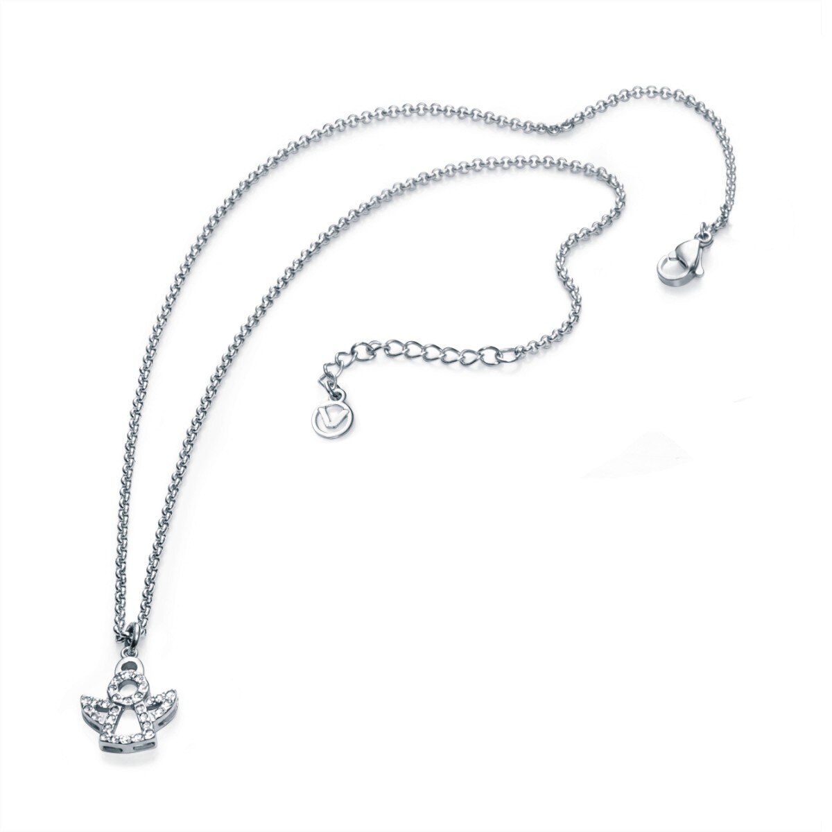 Colier Viceroy 90029C01010, dama, inox argintiu, cristale