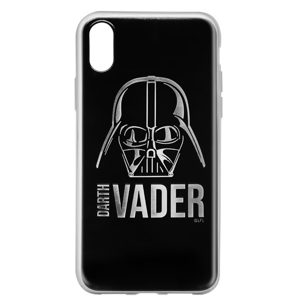 Husa Silicon Star Wars pentru iPhone X, elemente electroplacate, Darth Vader 010