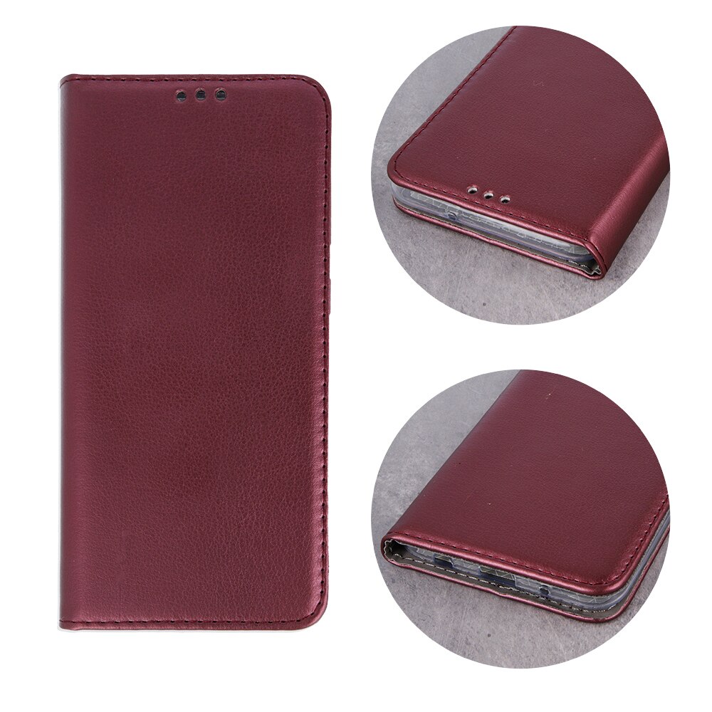 Husa de protectie TFO pentru Samsung Galaxy A10, Piele ecologica, Burgundy