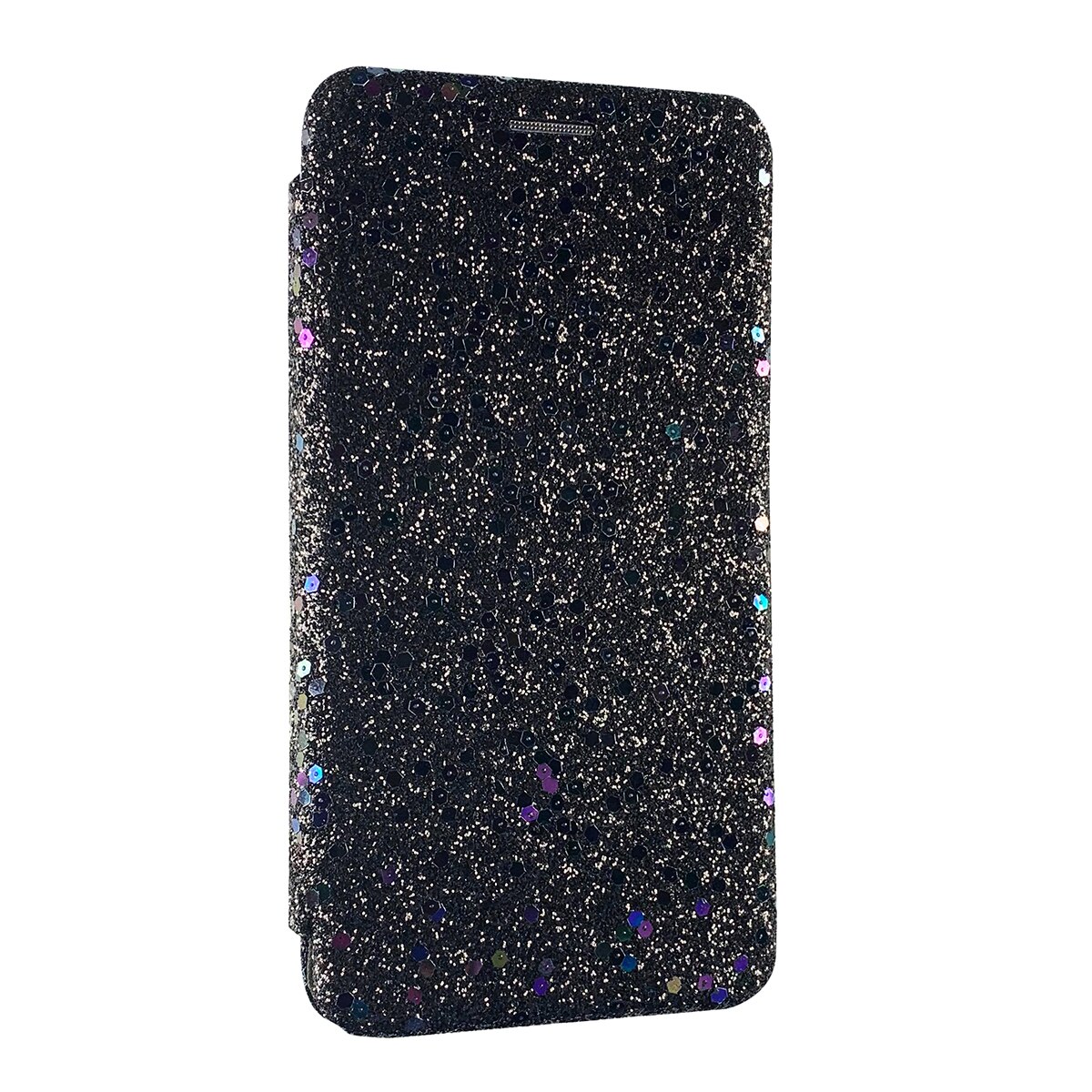 Husa Samsung A40 carte soft sparkle Negru