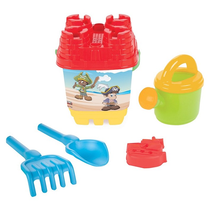 Set galetusa si forme pentru nisip Sweety Castle Bucket