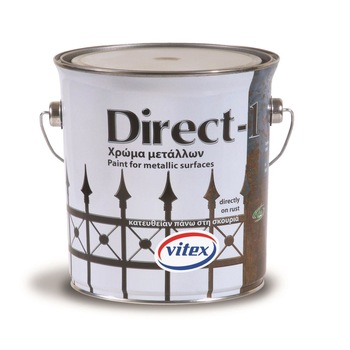 Vopsea email 3 in 1 anticoroziva lucioasa Direct-1, 33 rosu, 2,5 l Vopsea email 3 in 1 anticoroziva lucioasa Direct-1, 33 rosu, 2,5 l