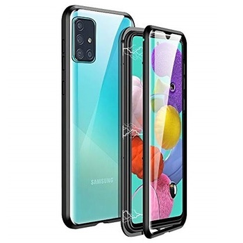 Husa Magnetic Glass 360° (sticla fata + spate) pentru Samsung Galaxy A51, Negru Husa Magnetic Glass 360° (sticla fata + spate) pentru Samsung Galaxy A51, Negru