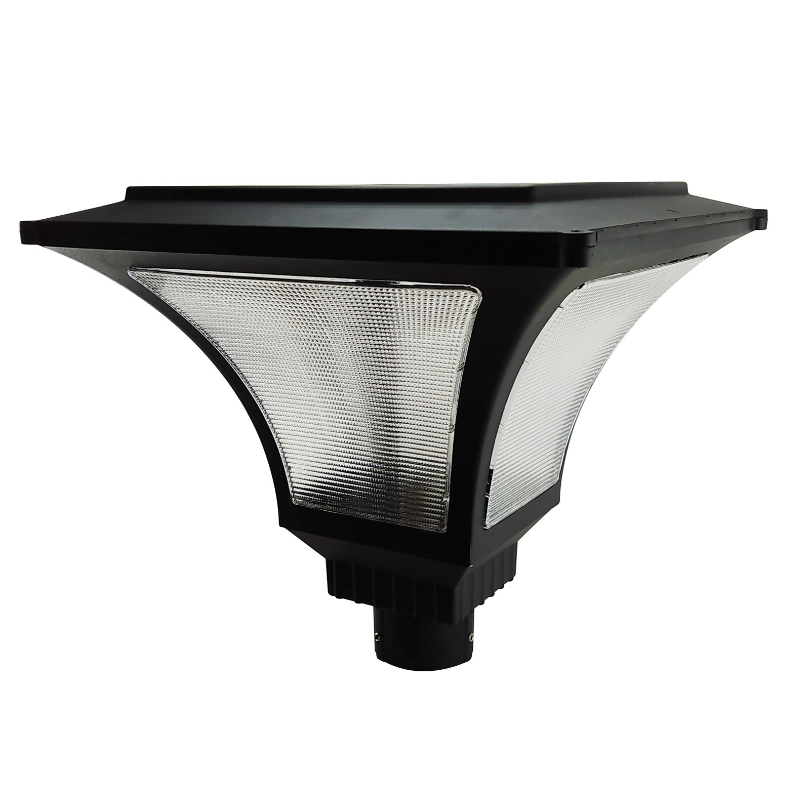 Set 4 bucati Felinar, STRATUS LIGHT SINTRA460, Priza E27, Exterior, Aluminiu, Negru